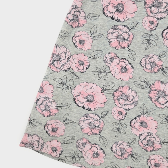 Duluth Trading Tank Top Shirt Womens Small Gray Floral Built In Bra Sleeveless - Picture 9 of 9